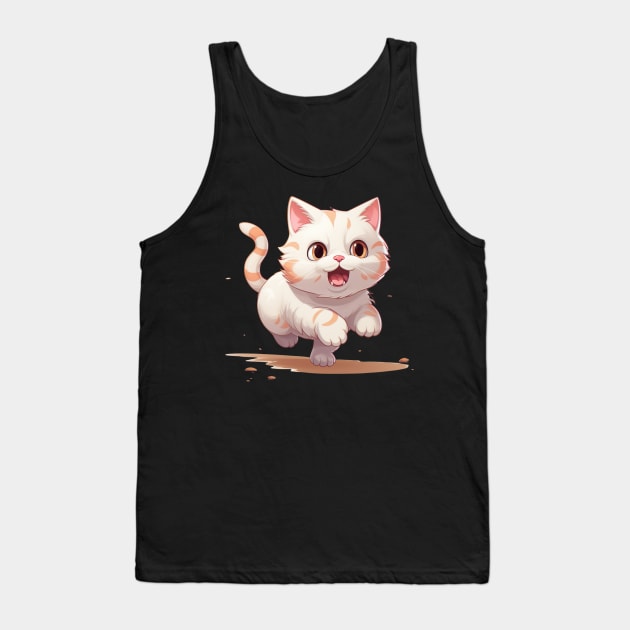 Zoomies Cat Tank Top by Nightarcade